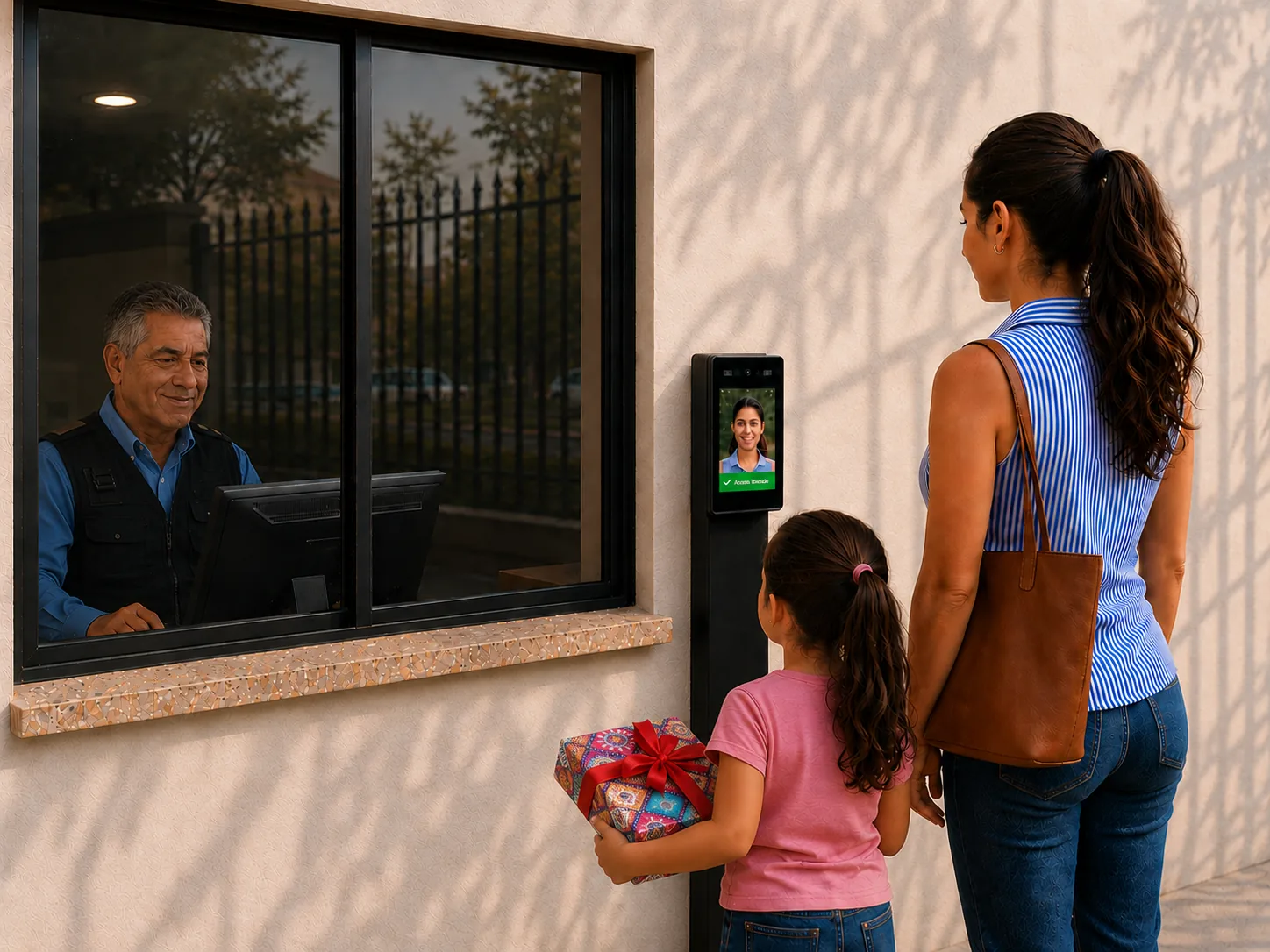Convite digital de visitante gerado pelo morador no app da Communy com validação por QR Code